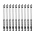 thumbnail image 2 of 10Pcs 25-150mm Magnetic Non-Slip Batch Head Ph2 Cross Screwdriver Hex Shank Bits 65mm, 2 of 9