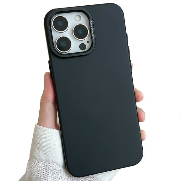 Dteck for iPhone 15 Pro Max Case, Compatible with MagSafe, Anti-Fingerprint Drop Protection Shockproof Cover with Alloy Keys Compatible with iPhone 15 Pro Max,Black
