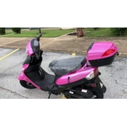 HHH Brand New Upgraded 49cc/ 50cc Gas Fully Automatic Scooter Moped MP50-02 with Matching Trunk - Sporty Pink