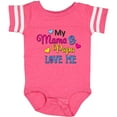 thumbnail image 3 of Inktastic My Mama and Papa Love Me with Hearts Boys or Girls Baby Bodysuit, 3 of 5