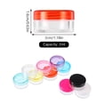 thumbnail image 4 of Guardurnaity Tarro cosmético de plástico de borde 10x con tapa de tornillo, tarro cosmético duradero y exquisito para manualidades Cuentagotas de vidrio y botellas, 4 of 6