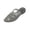 Black_004, variant on jelly sandals for women, Hollow Out Closed Toe Mules with Ankle Strap, Glitter Slip-On Low Heel Water Shoes for Summer Beach Casual Wear Purple 6.5(EU-37)