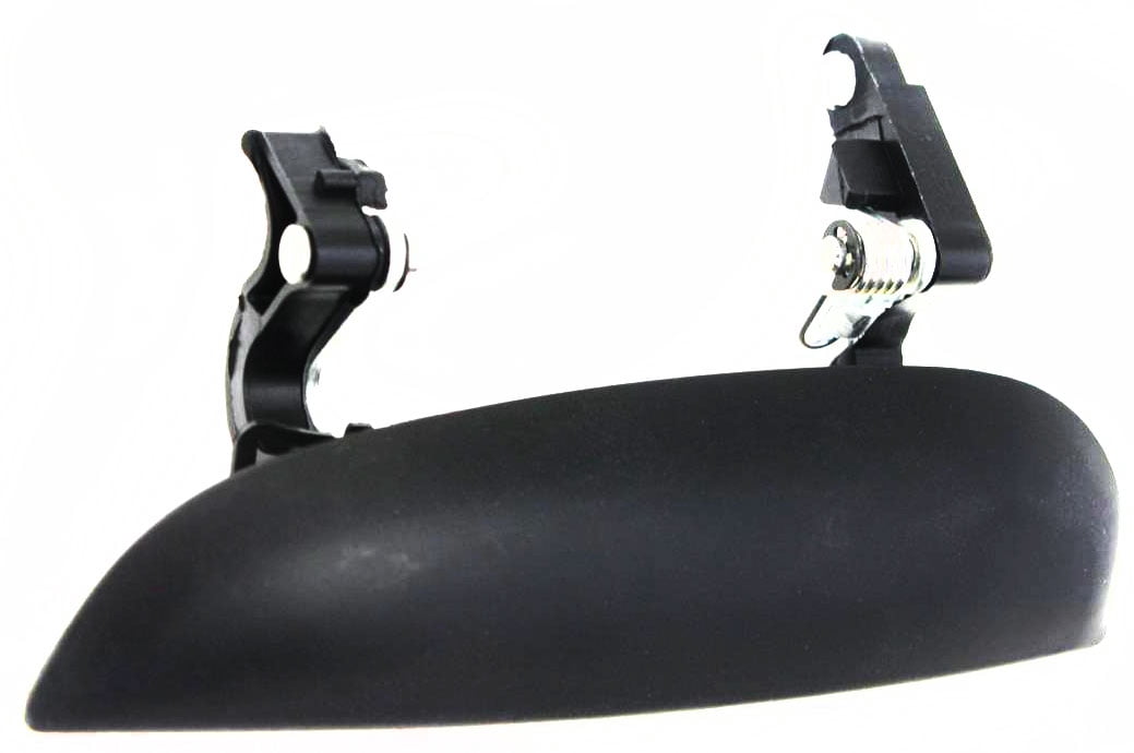 Replacement REPK462178 Exterior Door Handle Compatible with 2001-2002 Kia Rio Front, Left Driver Smooth Black