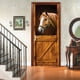 thumbnail image 1 of StyleI 77x200cm Etiqueta de puerta 3D Bodega Foto Mural Trompe l'oeil Calcomanías de pared PVC Papel tapiz impermeable para dormitorio Baño Cocina Decoración Pegatinas de puerta BRI Rojo Verde, 1 of 5