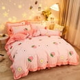 thumbnail image 2 of Dreaming Strawberry Kawaii Bedding Set Without Bed Sheet, 2 of 10