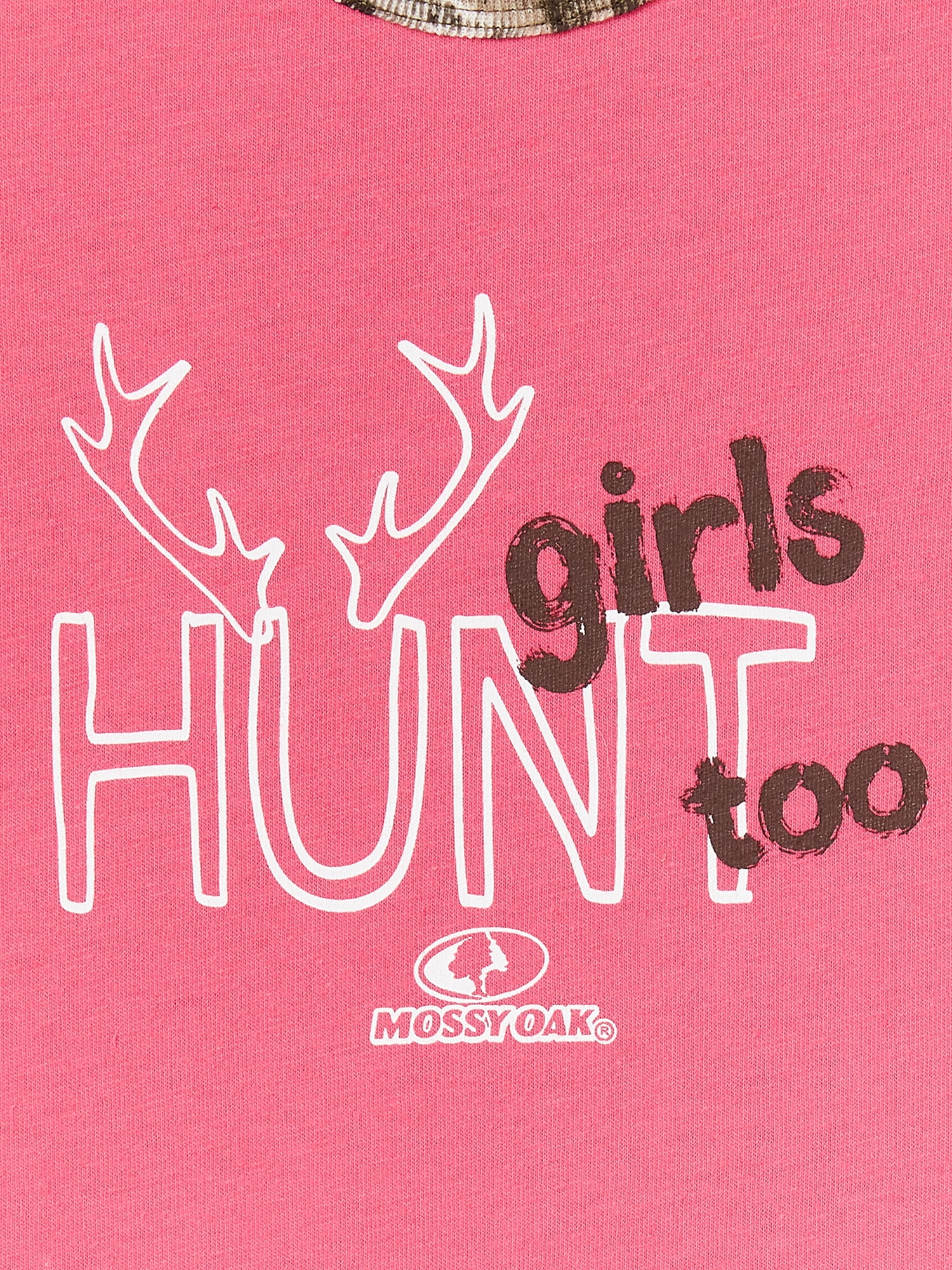 Mossy Oak Baby Girl Hunting Bodysuits, 3-Pack, Sizes 0/3-24 Months