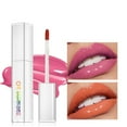 Cobrcref Color Water Mist Non Stick Cup Lip Glaze Glass Lip Jelly Nude