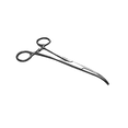 thumbnail image 1 of Pinza Kelly Rankin Curva De 16 Cm Inoxidable Hergom Premium, 1 of 1