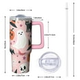 thumbnail image 2 of 30 oz Halloween Ghost Pumpkin Tumbler Insulated Stainless Tumbler, Spooky Bat Coffee Cup Water Bottle, Holiday Gift for Girls, 2 of 5