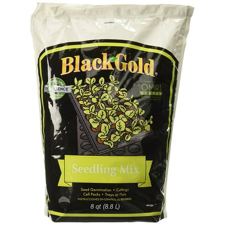 Black Gold Seedling - 1311002 8-Quart Seedling Mix, Ideal for root growth in newly germinated seedlings By Black Gold