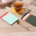 thumbnail image 3 of Tnobhg Dining Table Placemat Coaster Vibrant Color Wear Resistant Non-Slip Design Round Square Cup Mat Mug Pad, 3 of 8
