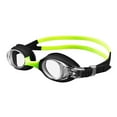 thumbnail image 1 of Gafas de natación para niños, montura , correa ajustable, resistentes al agua, para nadar, fiestas, buceo y actividades al aire libre. Negro Verde, 1 of 8