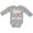 AC-Heather Grey, variant on Inktastic Future Dart Player Boys or Girls Long Sleeve Baby Bodysuit