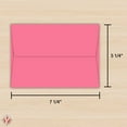 thumbnail image 5 of Light Pink A7 Bright Color Envelopes - 5 1/4 x 7 1/4 Inches - Perfect for 5x7 Photos, DIY Arts and Crafts Cards - for Professional and Homemade Projects - Pack of 50 Envelopes, 5 of 5