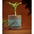 thumbnail image 3 of MOHIL DECOR 10 in x 10 in x 10 in Round Beige Jute Woven Plant Pot with Handles, 3 of 4