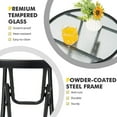 thumbnail image 4 of Kadyn End Tables, Indoor Companion, Patio Side Table, Patio Side Table with Tempered Glass Tabletop, 4 of 7
