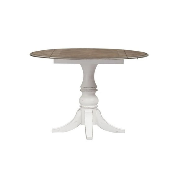 Pemberly Row Modern / Contemporary Magnolia Manor Drop Leaf Table