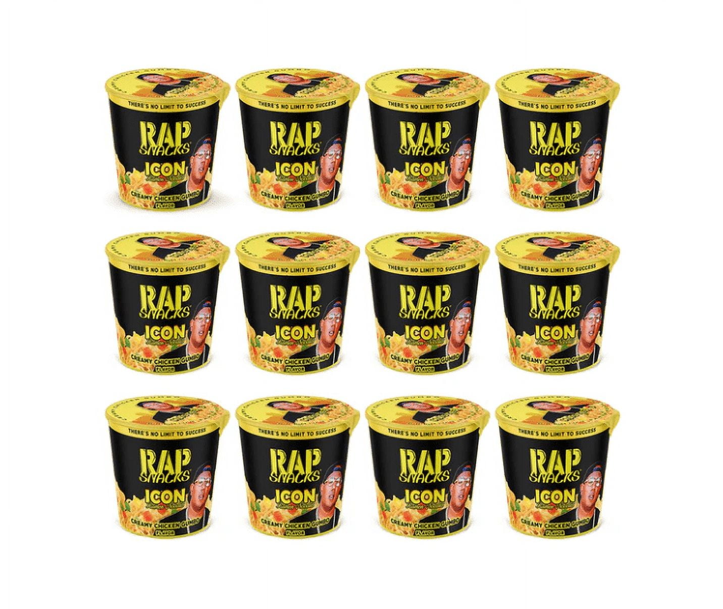 Rap Snacks Creamy Chicken Gumbo Ramen Noodles, 12 Cups