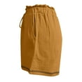 thumbnail image 6 of Clothing 2025 Shorts for Women Trendy 2025 Casual Summer Drawstring Shorts with Pockets Beach Loose Elastic Waist Vacation Clothes, 6 of 8