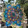 thumbnail image 2 of 1 Uds. 30*38cm 3D colorido viento girando mandala plegable giratorio campanas de viento, 2 of 5