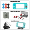 thumbnail image 5 of EEEkit 15-in-1 Accessories Bundle Fit for Nintendo Switch Lite – Carrying Case, Protective Cover Case, Tempered Glass Screen Protector, Stand, Thumb Grips, Type C Cable, Stylus, 5 of 9