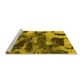 thumbnail image 2 of Ahgly Company Machine Washable Indoor Rectangle Abstract Yellow Modern Area Rugs, 2' x 5', 2 of 4
