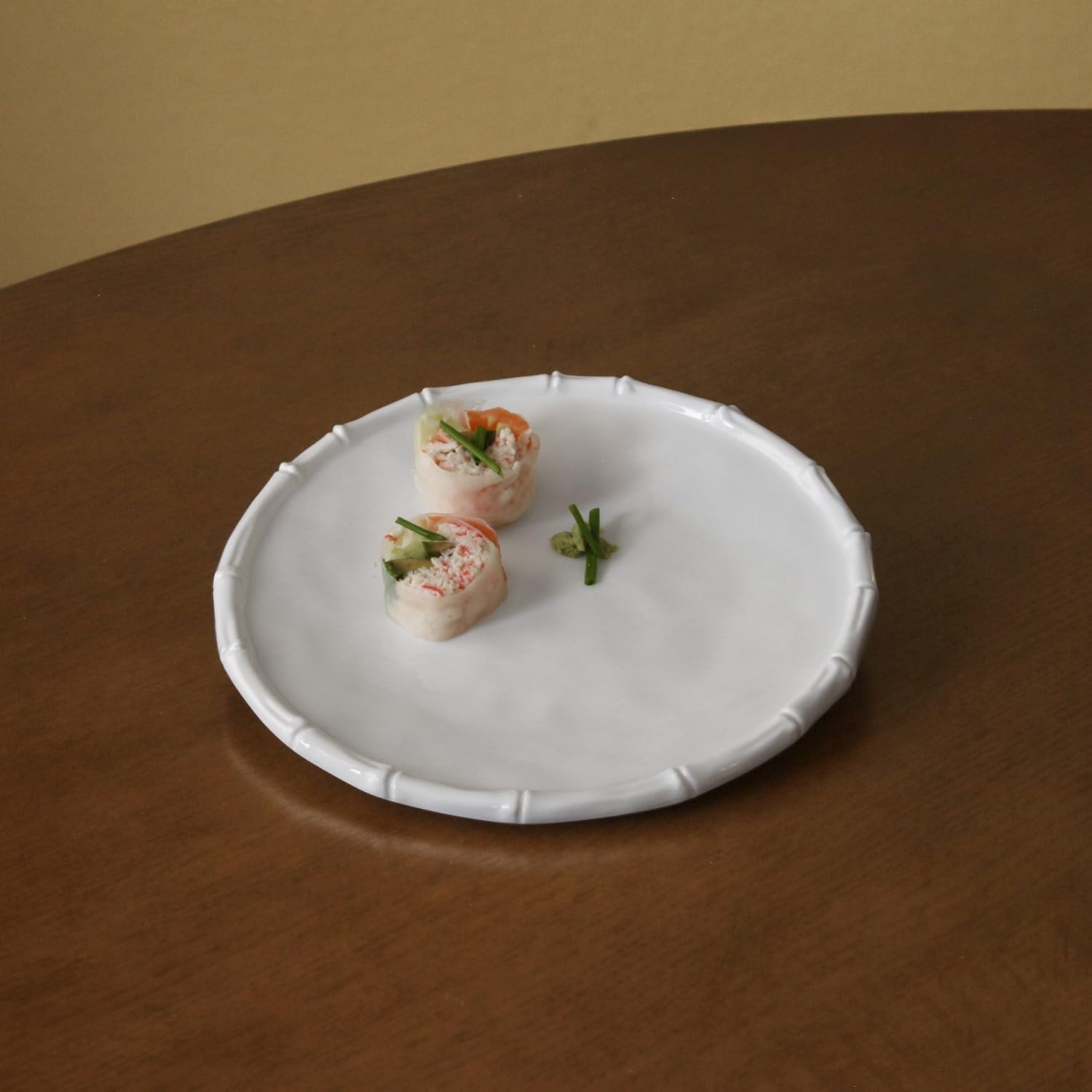 Beatriz Ball VIDA Bamboo Cereal Bowl Set of 4  7.5" White  Melamine