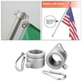 thumbnail image 6 of Flag Pole Clip Aluminum Alloy Flag Pole Degree Rotating Flagpole Flag Mounting s -1.02 Inch Dia. Flagpole, 6 of 9