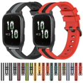 thumbnail image 3 of For Garmin Forerunner Sq2 20mm Vertical Two-color Silicone Watch Band, 3 of 4