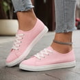 thumbnail image 2 of YLYL Women's Men's Canvas Sneakers Low Top Lace up Rubber Sole Lightweight Fashion Casual Walking Shoes, 2 of 8