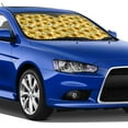 thumbnail image 4 of Haiem Sunflowers Car Windshield Sun Shade - Blocks UV Rays Sun Visor Protector, Sunshade to Keep Your Vehicle Cool, Universal Fit SUV Van Sedan-Medium, 4 of 7