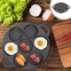 thumbnail image 2 of 1pc Eyg Frying Pandeza de siete-agujeros Tortilla PanPake Pot Pan práctico Caracol, 2 of 5