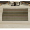 thumbnail image 1 of Geometric Decorative Rug, Retro Vertical Bands Wavy Striped Lines Hand Drawing Abstract Illustration, Quality Carpet for Bedroom Dorm and Living Room, 6 Sizes, Slate Brown, by Ambesonne, 1 of 1