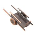 thumbnail image 3 of Cart Model Estatua Cartue Compacto Creative Iron Versátiles Versátiles de almacenamiento de la mesa de ahorro Figurita para habitaciones Carretera de L, 3 of 8