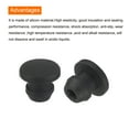 thumbnail image 4 of Uxcell Silicone Snap in Locking Hole Plugs For Kitchen Bulkheads Waterproof Sealing Plugs Black 5.5mm 10, 4 of 7