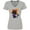 Athletic Heather, variant on Black Cat, Cat Wearing Witch Hat, Halloween Women's V-Neck T-Shirt