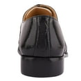 thumbnail image 6 of LIBERTYZENO Mens Black Leather Oxford Dress Shoes Hornback Print Male, 6 of 8