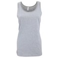 thumbnail image 1 of Canvas- Camiseta de tirantes largas para mujer (Gris Jaspeado), 1 of 1