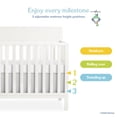 thumbnail image 4 of Fisher-Price Meadowbrook 4-in-1 Convertible Baby Crib by Dream On Me, Cannoli Cream, 4 of 10