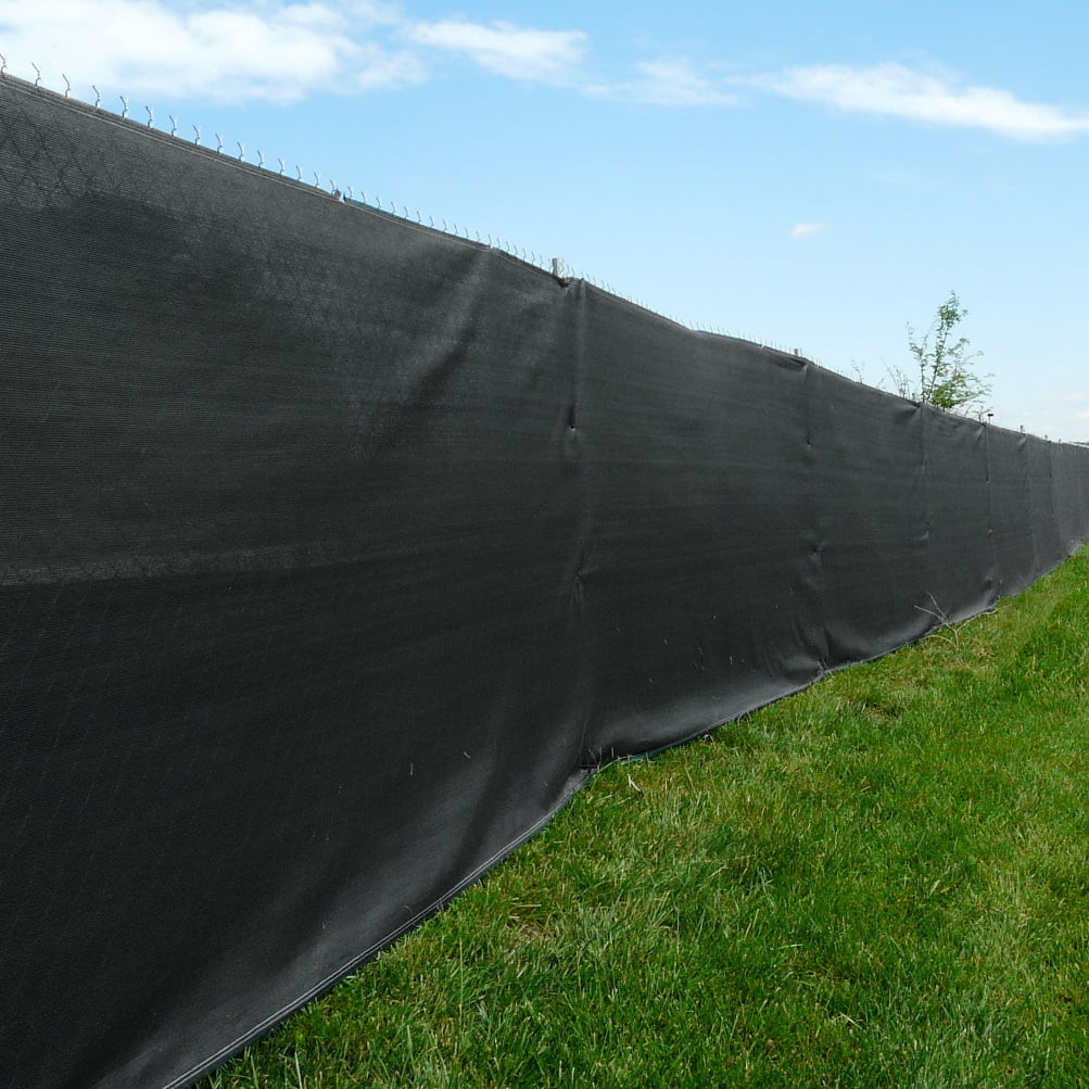 8' x 10' TAN 5 oz Privacy Mesh Fence Construction Cover Screen View Block Filter 