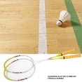 thumbnail image 4 of Double Rackets Badminton Racket Come With Bag Badminton Racket Set For Reduce Resistance Of The Wind Playing With Family, 4 of 8