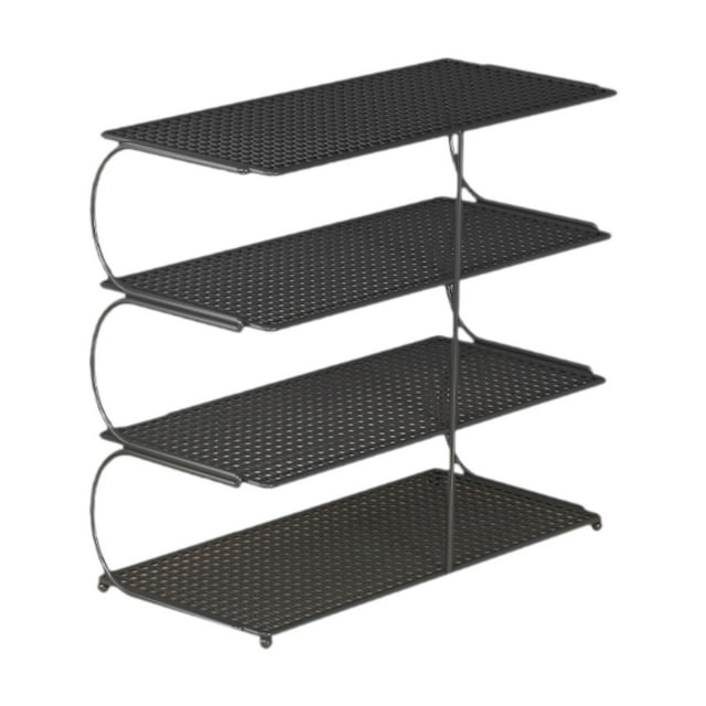 Organizador de escritorio, estante para computadora, librero, organizador de espacio de trabajo multiusos 4 capas