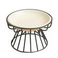 thumbnail image 5 of Tooyful Raised Cat Food Bowl Porcelain Bowl Metal Stand Minimalist Multipurpose Easily Food and Water Bowl Detachable for Dry Wet H, 5 of 9