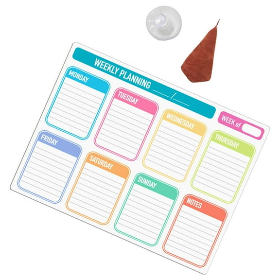 Hemoton 1 Set of Planning Board Schedule Board Erasable Planner Board Convenient Dry Erase Board