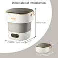thumbnail image 5 of Luku Mini Washing Machine - Portable 13L Laundry Machine - Gray, 5 of 7