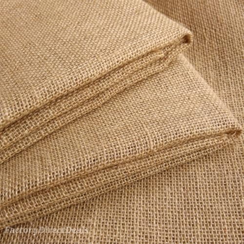 Burlap Fabric 45" x30' | Versatile Burlap Fabric Roll for Plant Cover | Burlap Placemats, Tree Wrap, Sackcloth Projects | Premium Burlap Material and Jute Fabric|Burlap Runner$$Garden & Patio