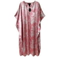 thumbnail image 3 of Up2date Fashion's Women's Caftan / Kaftan / Muumuu / Mumu, Tropical Pink Print, Caf-15C3, 3 of 3