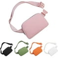 thumbnail image 1 of HAHDAXIA HVJCEZ Sacs Banane pour Femmes Hommes, Sac de Taille Mode Mini Bandoulière Ajustable pour Course, Randonnée et Voyage, Rose, 1 of 6
