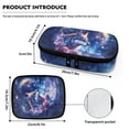 thumbnail image 7 of Jiueut Galaxy Wolf Insulin Storage Bag Insulin Refrigeration Storage Bag Storage Zipper Bags for Organizing Reusable Insulin Pocket with Extra Room Diabetic Travel Kit, 7 of 7