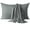 Dark Gray, variant on Flxxie Envelope Queen Pillowcases Set of 2, 500TC Egyptian Cotton, 20x30, Slate Blue - Luxury Hotel Style Bedding